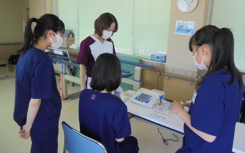 中学生が職場体験に来院されました